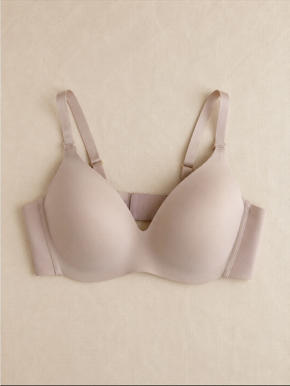 Knix WingWoman Contour Bra Nude Beige Wireless Seamless Bra Size 8++